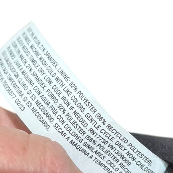 All In Motion Black Asymmetrical Strap Tank Top, Size L, NWT - Picture 13 of 13